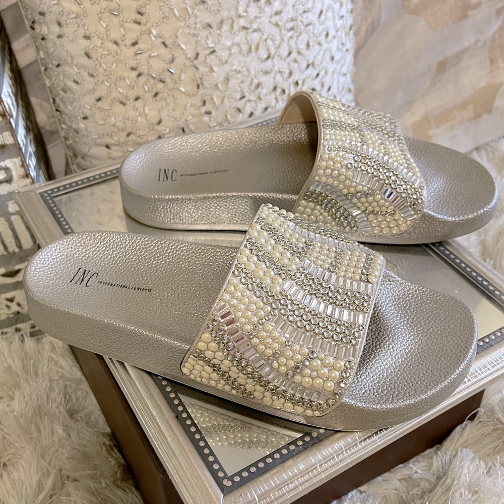 Inc Concepts Metallic Slides - image 3